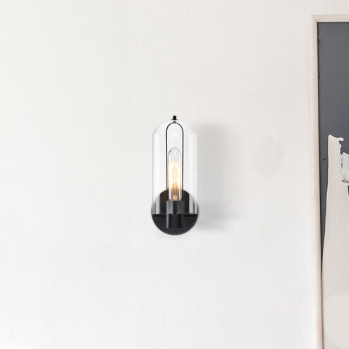 Skylar 1 Light 5.25 inch Matte Black Wall Sconce Wall Light